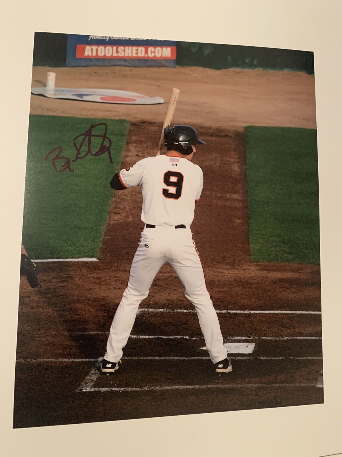 bryan reynolds Signed 11x14 Photo Poster painting Minor League San Jose Giants Pirates