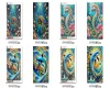 (US Only)4Pcs 30x40cm Marine Animal 5D DIY Special Shape Crystal Partial Diamond Painting