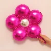 50PCS Aluminum Film 18" Colorful 5 Petals Flower Shaped Balloons Wedding Party Festive Decors