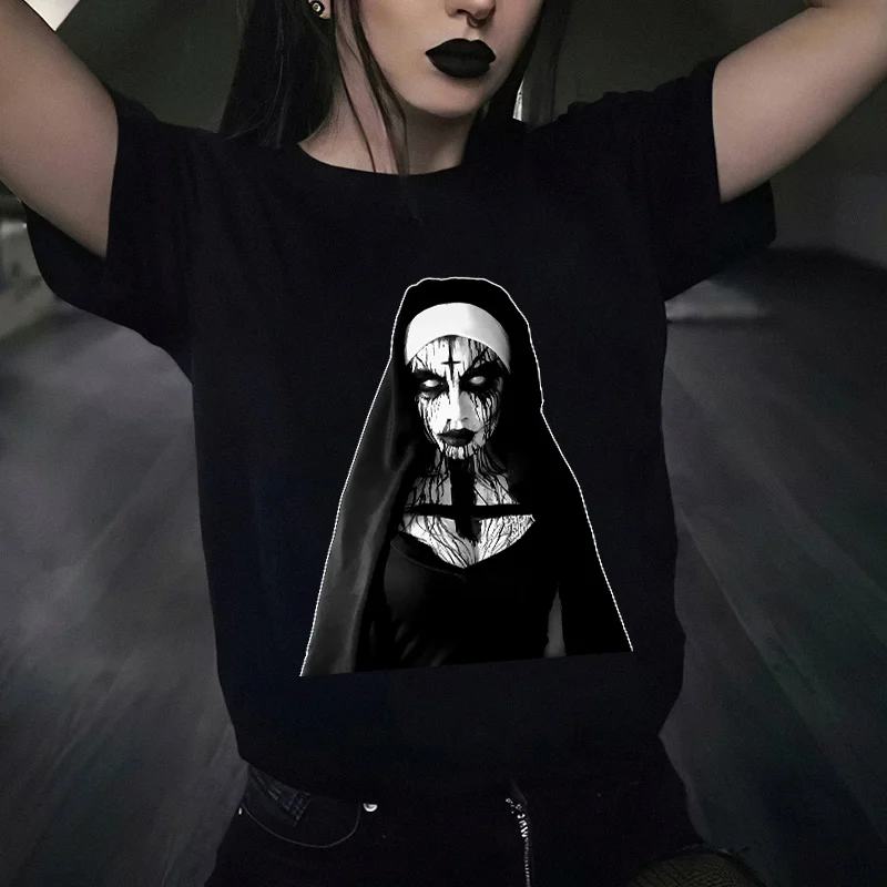 Demonic Sister Printed Women's T-shirt -  
