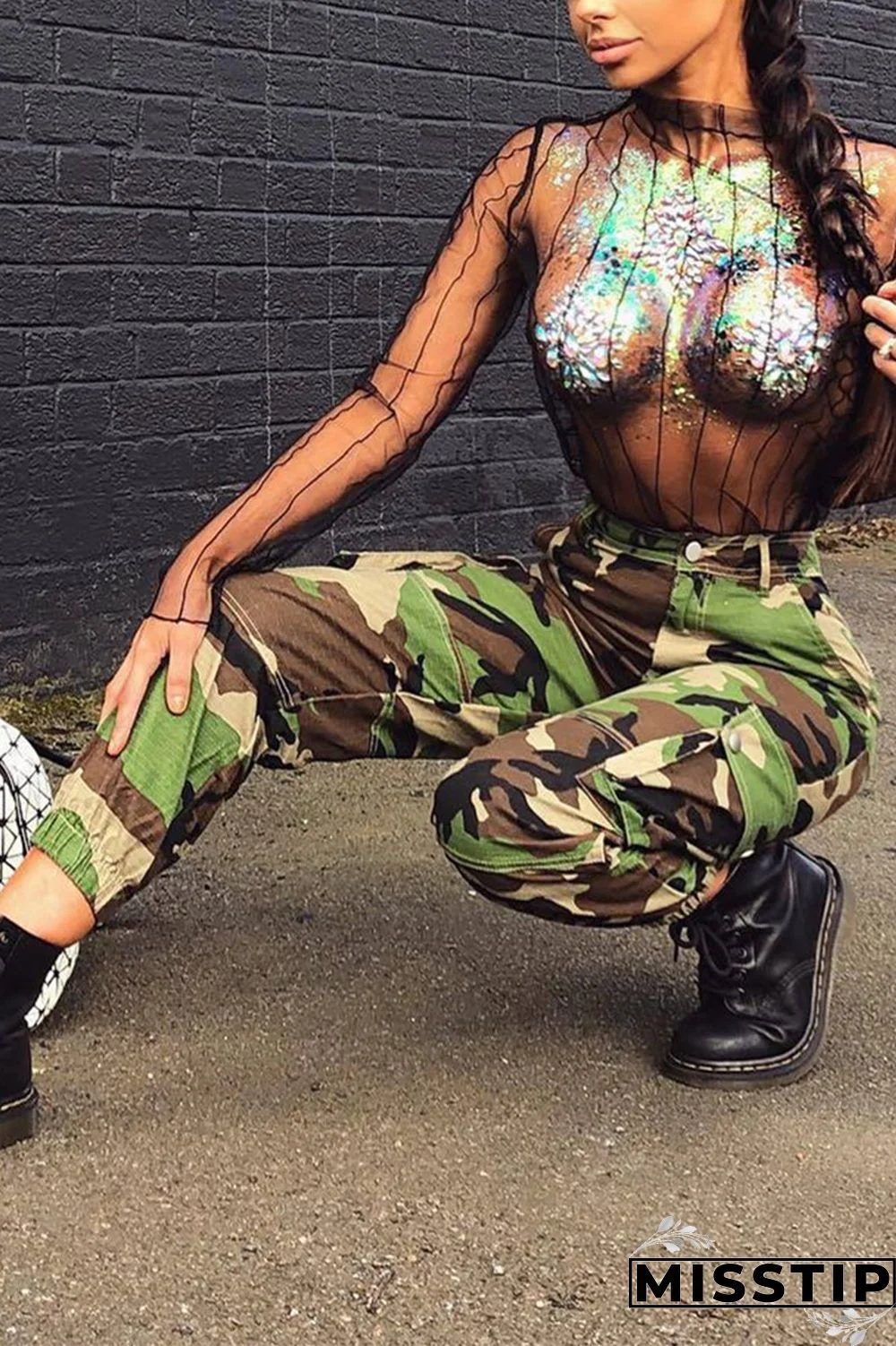 Yellow Zipper Fly Button Fly Mid Metal Zippered pencil Pants Pants