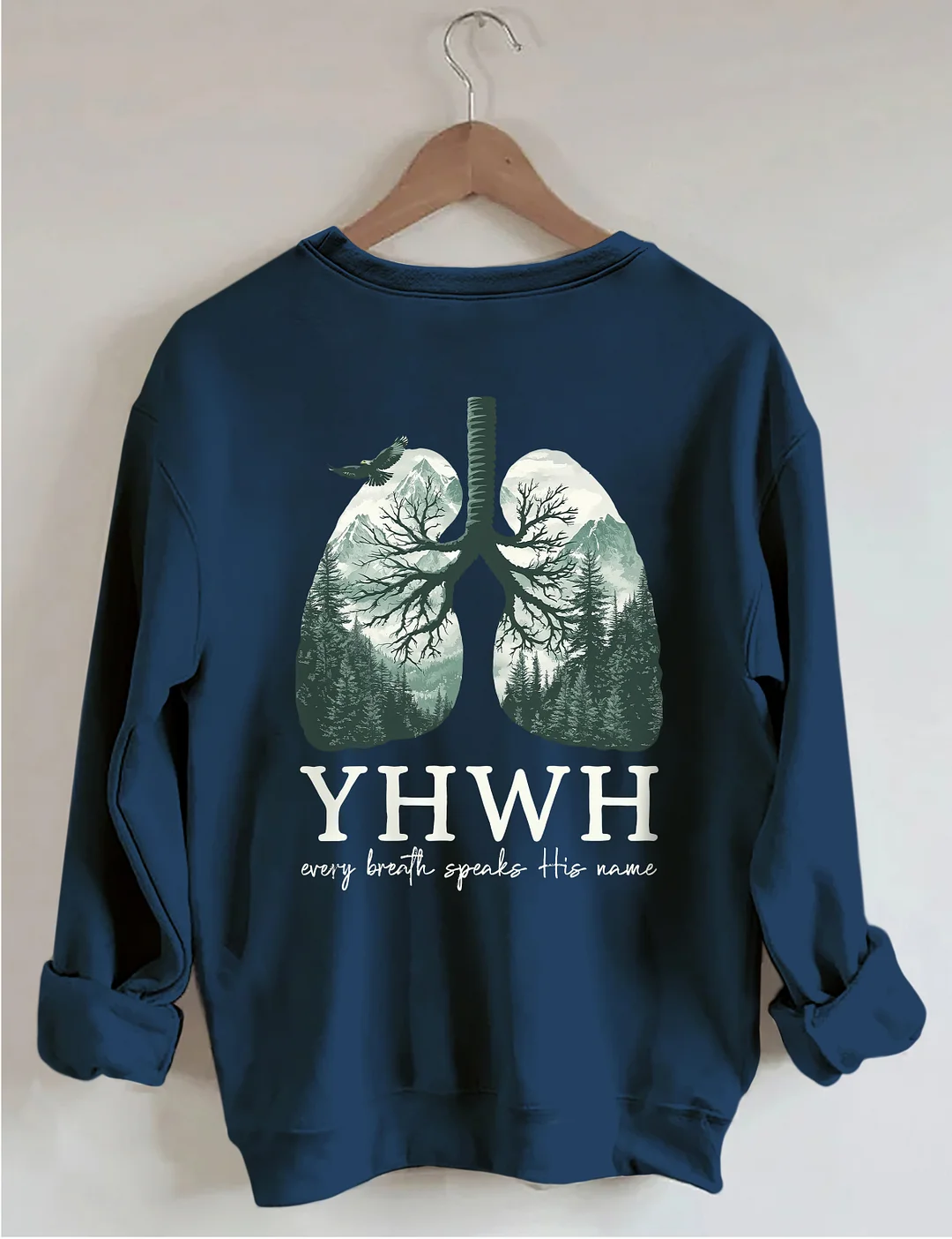 YHWH Lungs Christian Sweatshirt