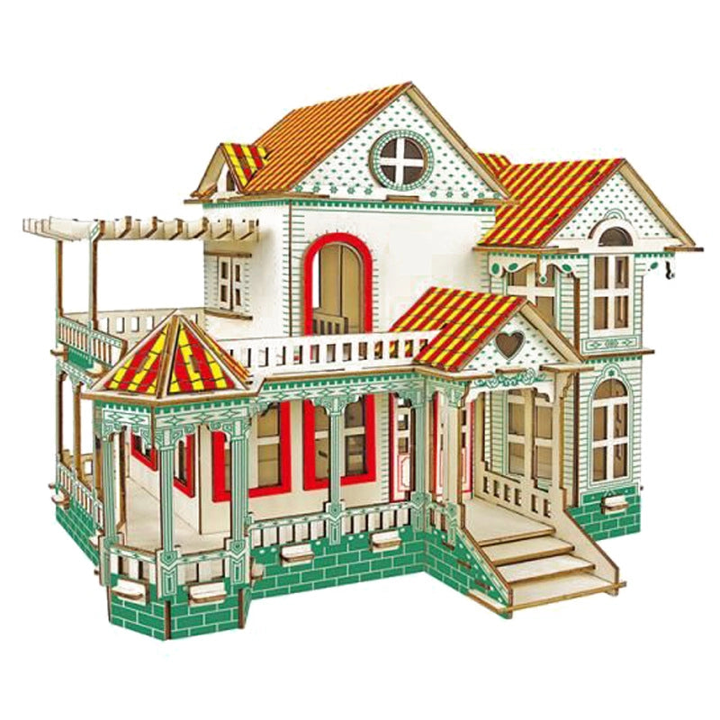 Stall Supply Children’s Wooden 3D Puzzle Adult Puzzle Christmas Building Handmade Educational Model Toy