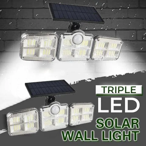 🔥Last Day 70% Off - Triple LED Solar Wall Light