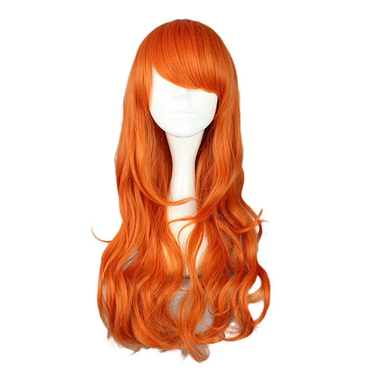 One Piece Nami Cosplay Wig Heat Resistant Synthetic Hair Carnival Halloween Party Props