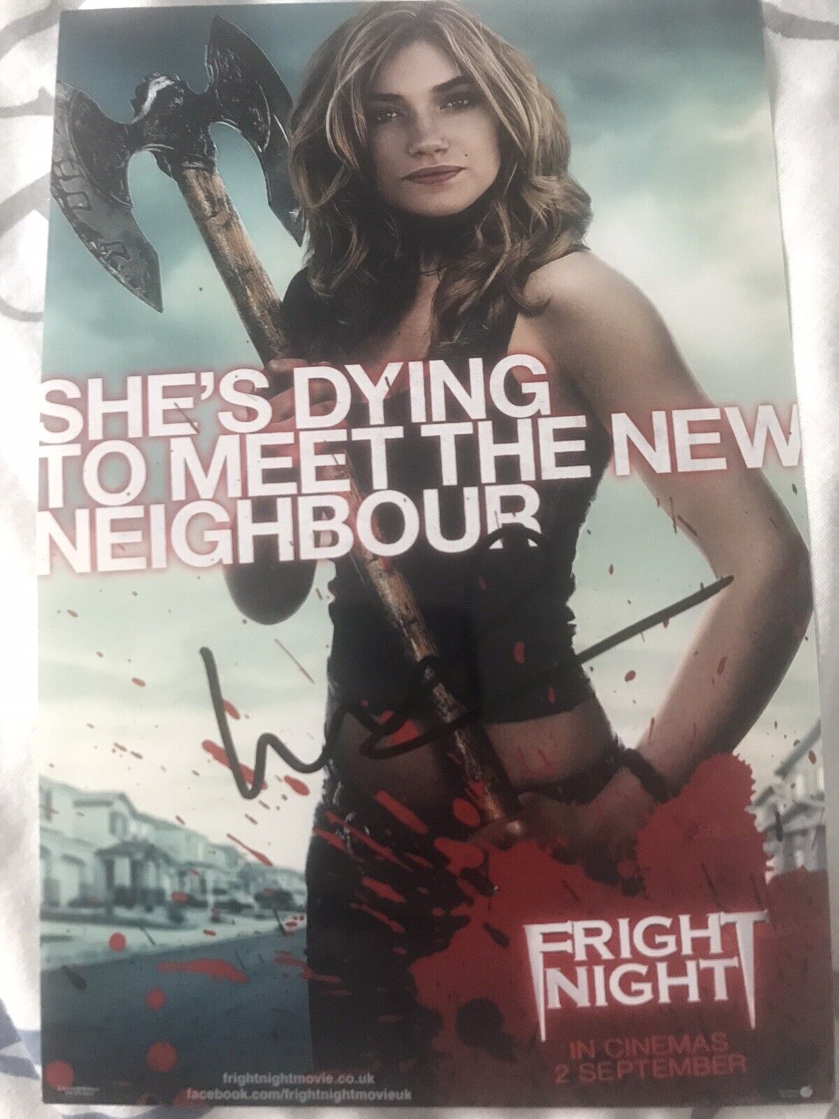 Imogen Poots Signed Fright Night 9x6 Photo Poster painting