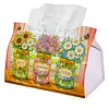 (24cm)Diamond Art Tissue Box DIY PU Napkin Cover for Home(best grandma ever)