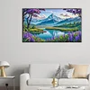Diamond Painting-DIY Full Round Drill Mountain Peak(70*40 CM)
