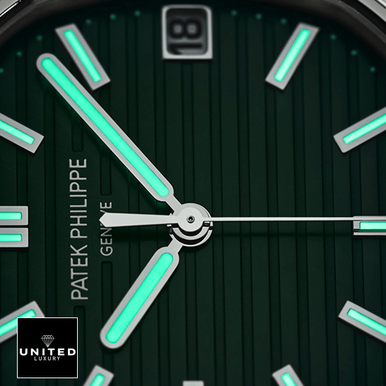 Patek Philippe Geneve Green Dial Replica dial phosphor