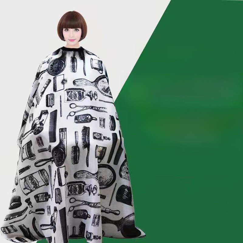 Spot Hand Mirror Comb Hair Dryer Apron Printed Hair Cutting Tools Printed Pattern Apron Apron