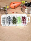 Fishing Treble Hook 5 Colors Triple Barbed Steel Fish Hook for Bait Lure Fishing