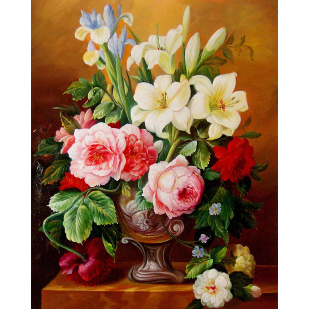 

40*50CM Paint By Numbers-Flowers, 501 Original