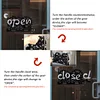 Open Closed Sign Board, Wooden Gear Mechanism Convertible open signs for business, Manual Mechanical Hanging open closed sign for Business, Hotels, Stores, Restaurants, Caf&eacute;, Bar