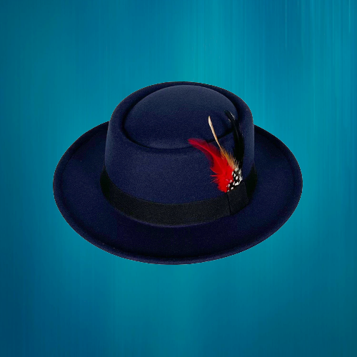 Milo Pork Pie - Navy Blue