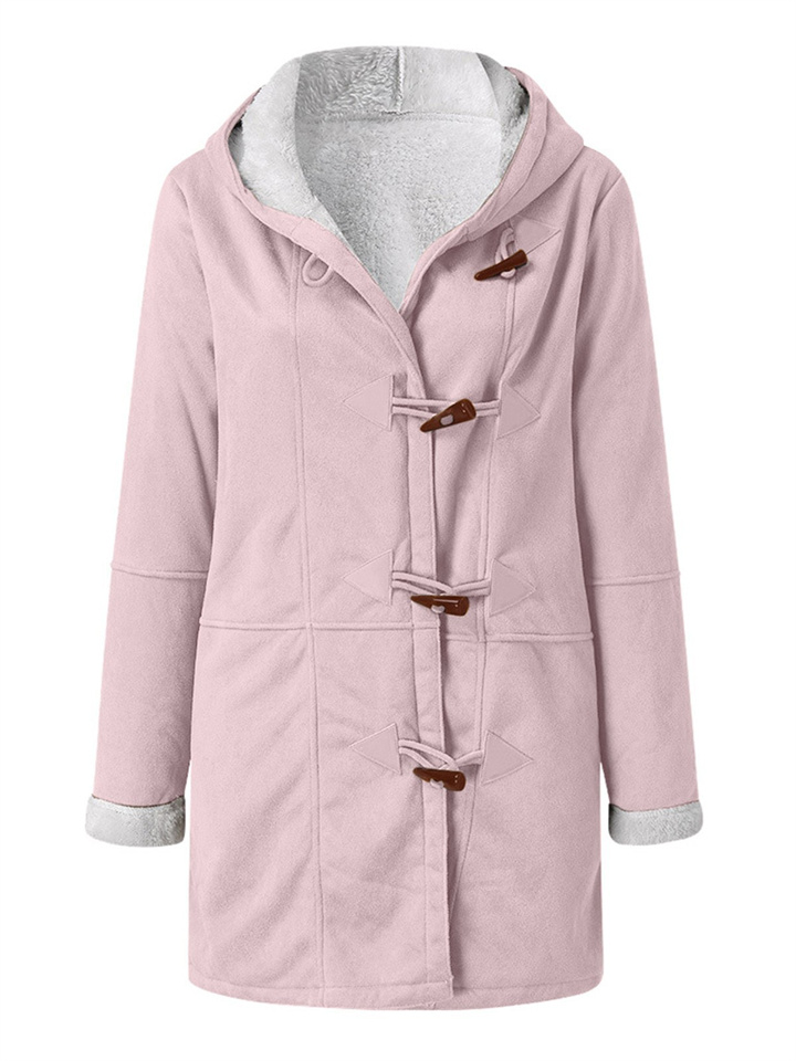 Women's Coat Hoodie Jacket School Office Work Winter Fall Regular Coat Regular Fit Warm Basic Casual Preppy Style Jacket Long Sleeve Solid Color Pure Color with Pockets Slim Fit Green Black Purple | 168DEAL