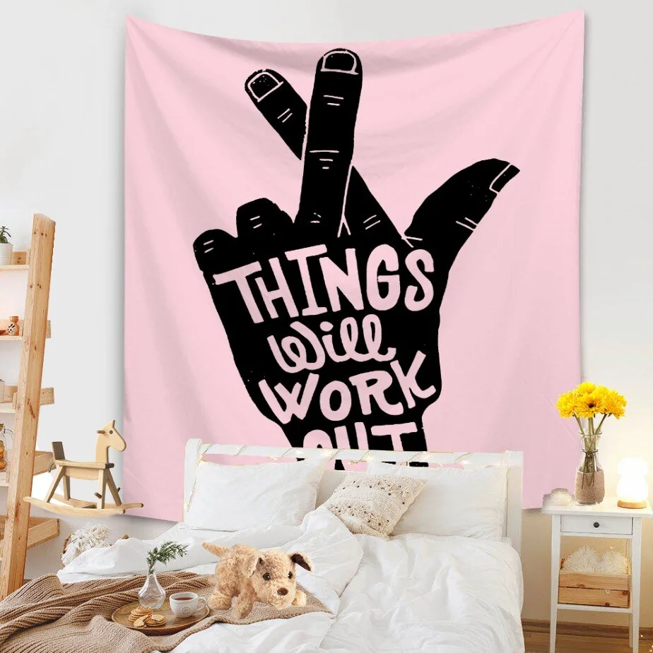 Abstract Painting Wall Hanging Tapestry Blanket Decoration Living Room Art Tapestry Carpet Boho Throw Towel Wall Hanging Macrame