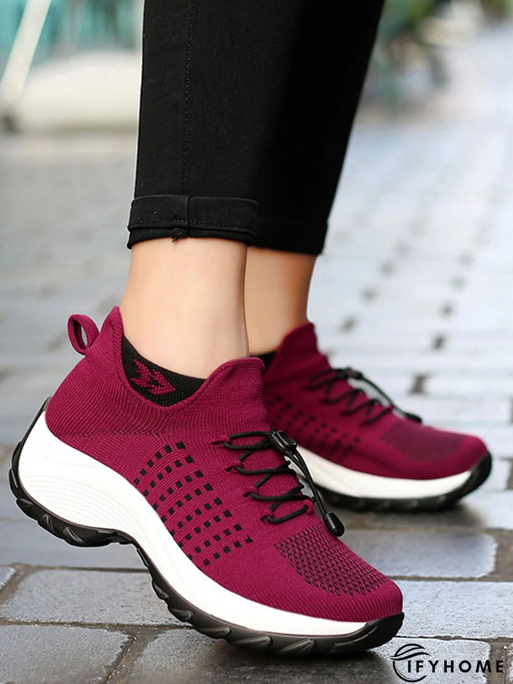 Lightweight Breathable Flyknit Woven Shoes | IFYHOME