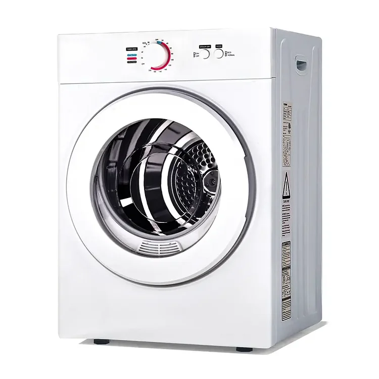 😱Limited Stock-Today Only $29.99🎁110V Portable Clothes Dryer 850W Compact Laundry Dryers 1.5 cu.ft Front Load Stainless Steel Electric Dryers Machine with Stainless Steel Tub for Apartment,RVs,Dorms,White Easy Control