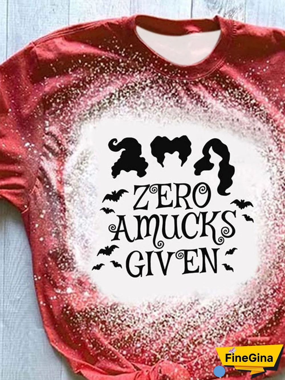 Fashion Tie Dye Print Crew Neck Short Sleeve T-Shirt