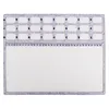 Felt Beading Mat Alphabet Scale Beading Mat with Measurement Markings Rectangle Felt Bead Tray Non Slip Bead Crafting Storage Mats for DIY Bead Embroidery/Bracelets/Earrings (35.5x28x0..5cm) tapestrymarket
