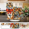 Diamond Painting Acrylic Christmas Tiger Desktop Kits for Home Decor