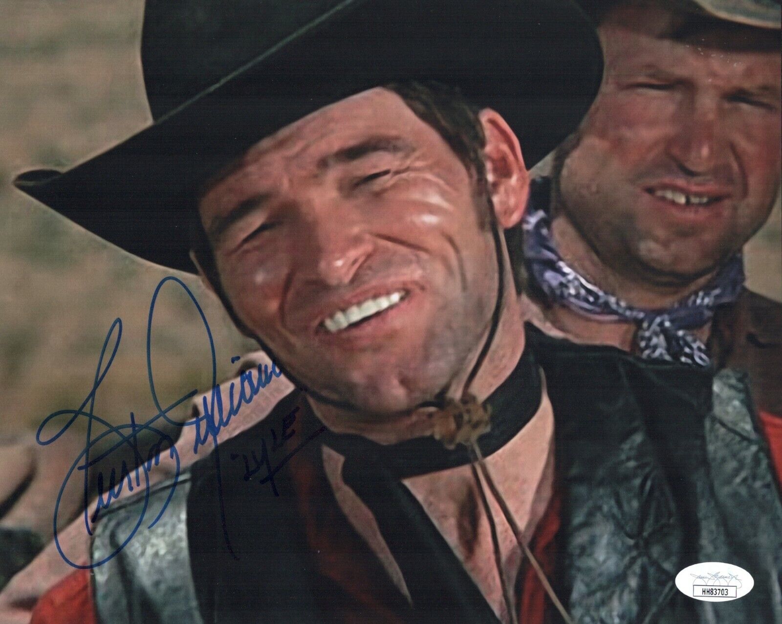 BURTON GILLIAM Signed BLAZING SADDLES 8x10 Photo Poster painting In Person Autograph JSA COA