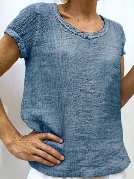 Women Casual Short Sleeve Shirt