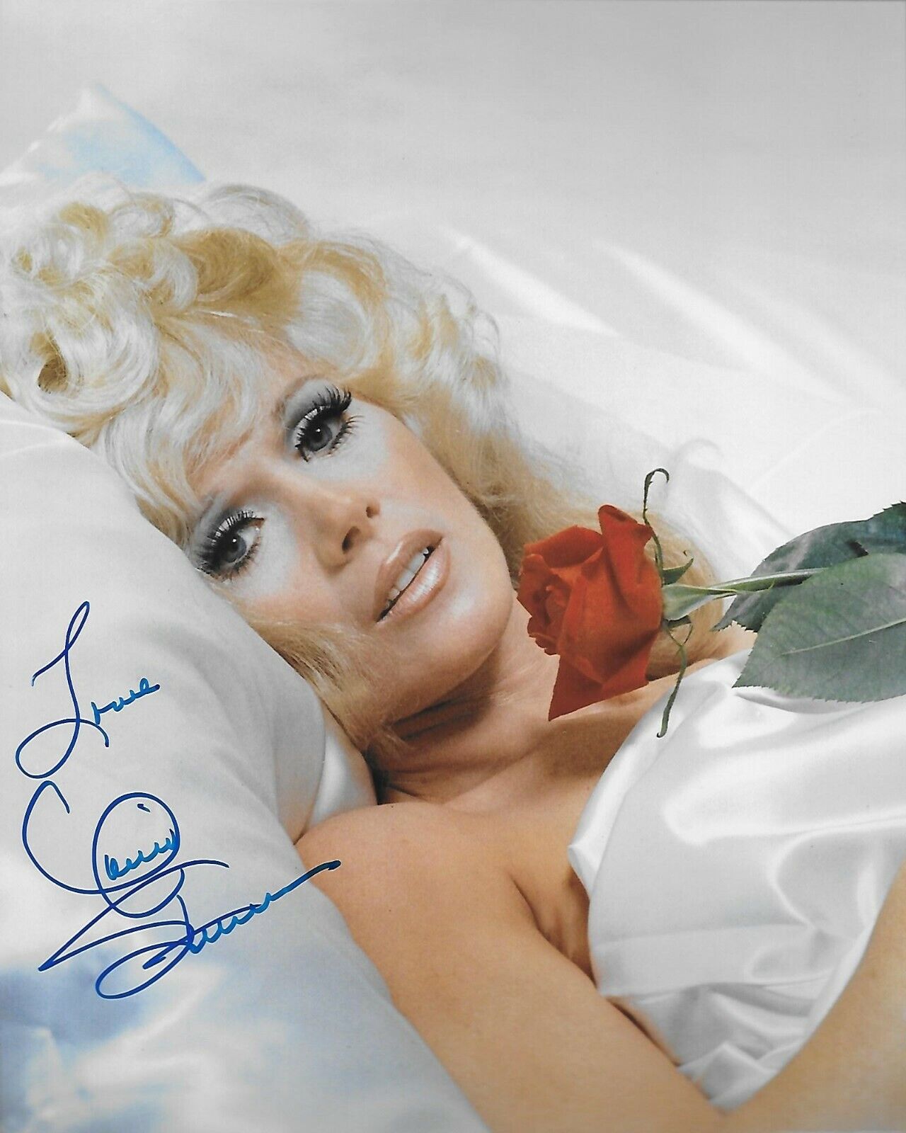 Connie Stevens Original Autographed 8X10 Photo Poster painting #74 signed at Hollywood Show