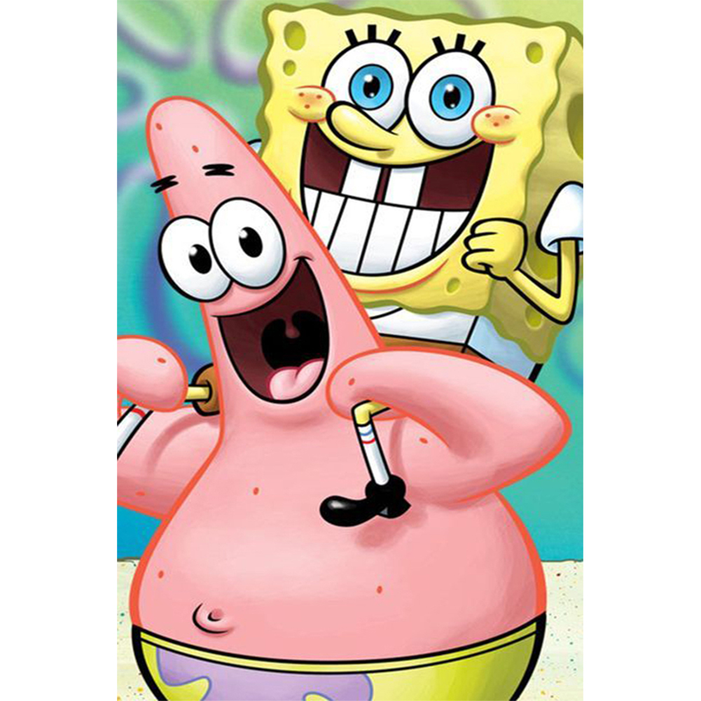 

Cartoon Sponge - Round Drill Diamond Painting - 30*45CM, 501 Original