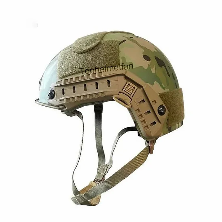 Fast Bullet Proof Helmet Camouflage Tophelmetfan L110 NIJ Level IV Super High Cut Military Tactical Helmets