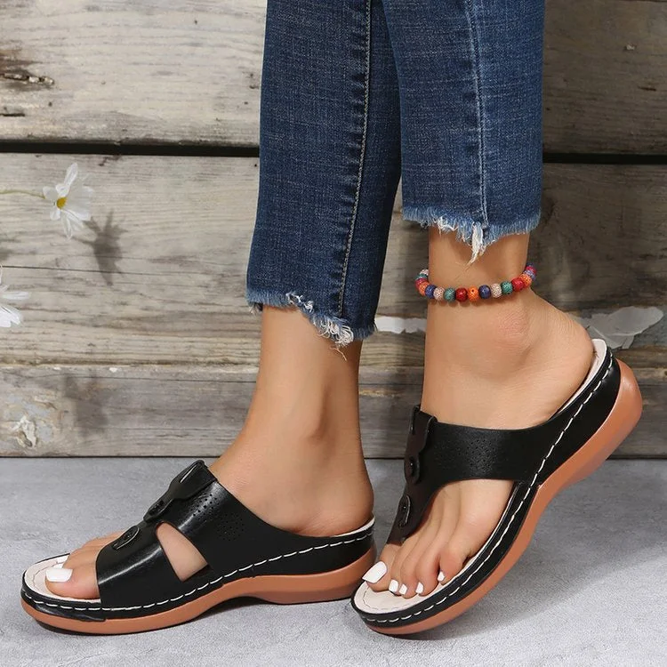 Women Soft and Comfortable Vintage Flip Sandals Slipper