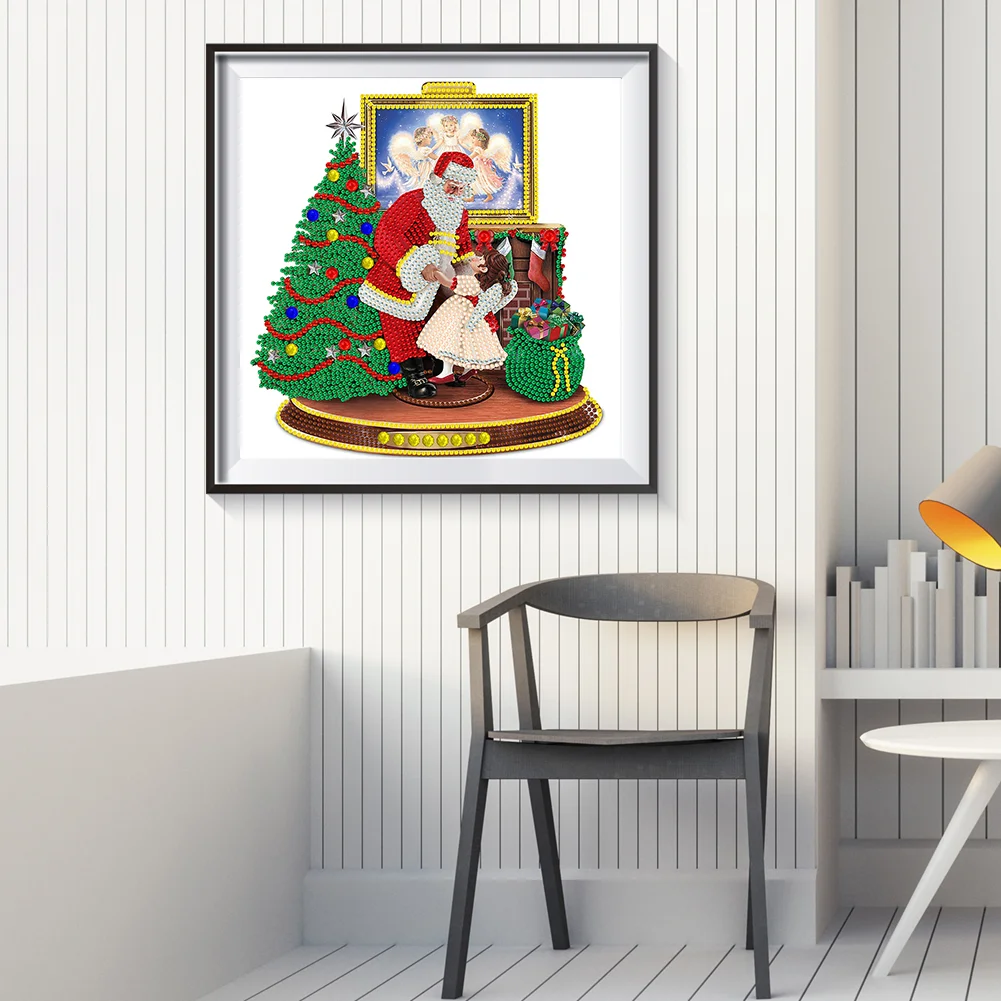 Special Shape Diamond Painting 30*30cm - Santa Claus