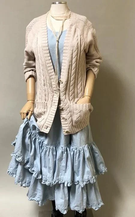 Casual Cotton Layered Dress