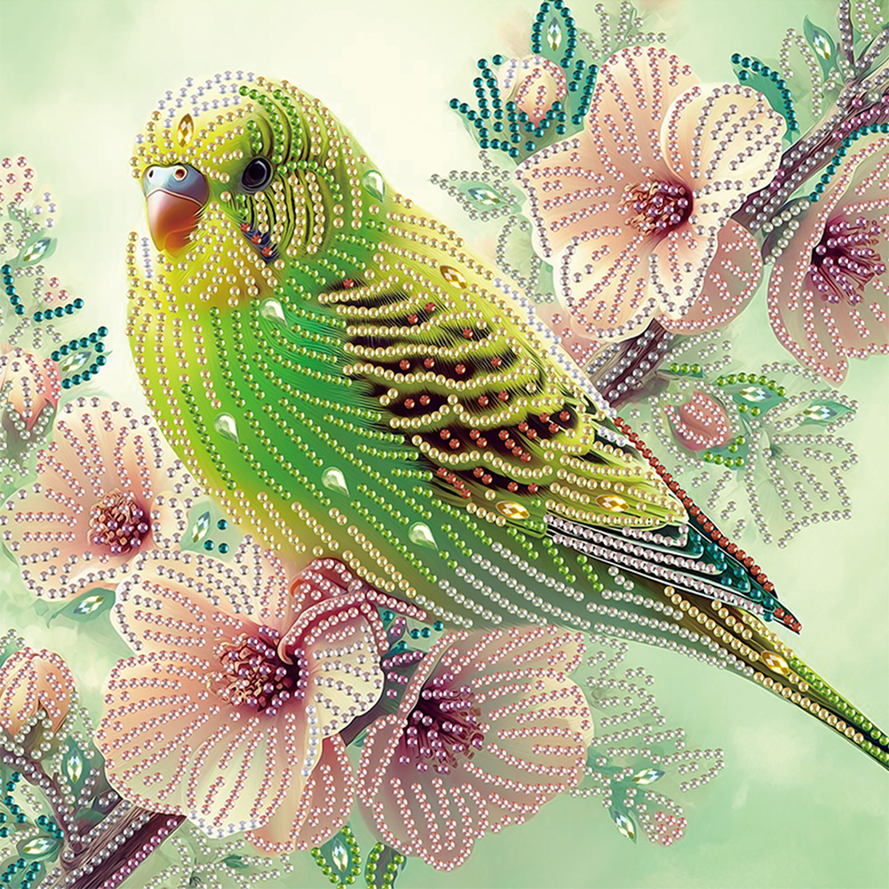 Parrot Birds 30*30cm(canvas) special shaped drill diamond painting