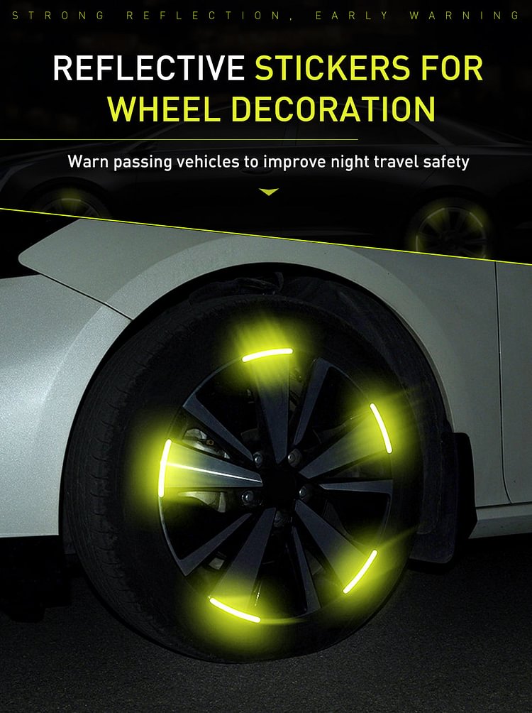 Car Wheel Reflective Stickers 20PCS 🎉Save 50% On A Limited Time Sale🎉