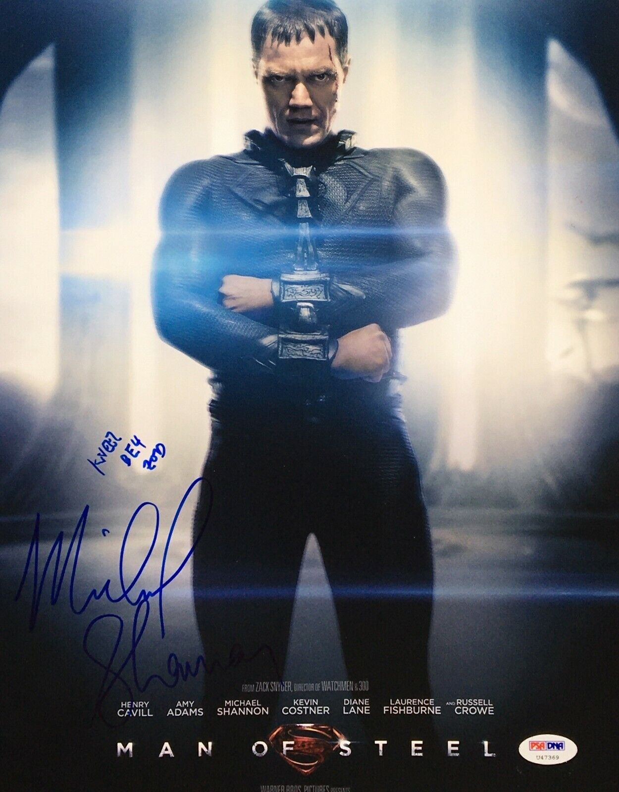 Michael Shannon Signed 11x14 Photo Poster painting Kneel Be 4 Zod