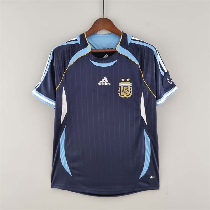 2006 Retro Argentina Away Football Shirt 1:1 Thai Quality- Maxi Kit