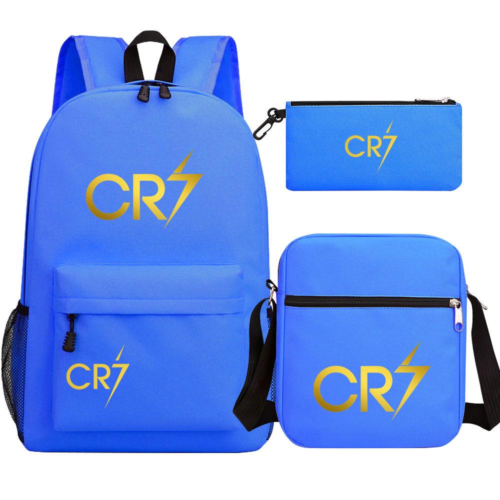Mayoulove Cristiano Ronaldo Backpack Lightweight Design with Multiple Pockets for School and Travel-Mayoulove