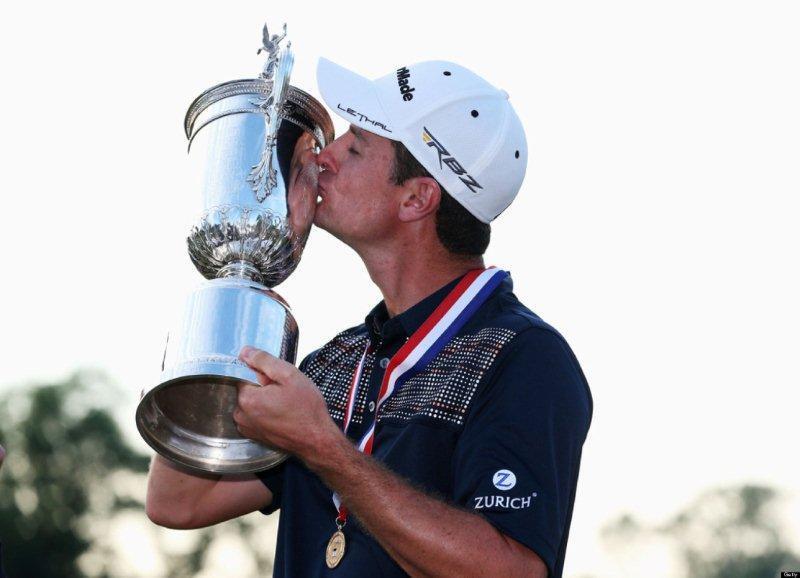 JUSTIN ROSE 2013 US Open Champion Golf 8 x 10 Glossy Photo Poster painting Poster PGA Merion