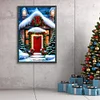 (40*60cm)Christmas House - Full Round Drill Diamond Painting