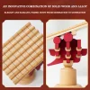 Mortise and Tenon Ancient Building Models, Solid Wood Alloy Bracket Assembly Toys, Traditional Craft Cultural and Creative Ornaments