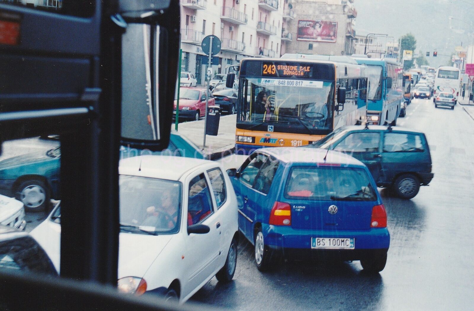 PALERMO ITALY Street Scene FOUND Photo Poster painting ColorOriginal 811 27 Q