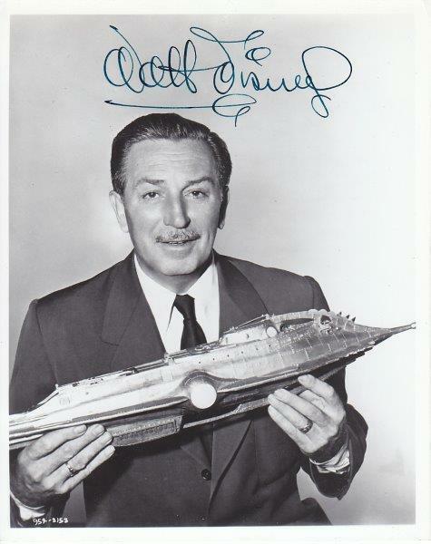 REPRINT - WALT DISNEY Autographed Signed 8 x 10 Photo Poster painting Poster Man Cave Cruise