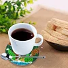 6Pcs Diamond Painting Anti Slip Coasters with Holder DIY for Tabletop Protection