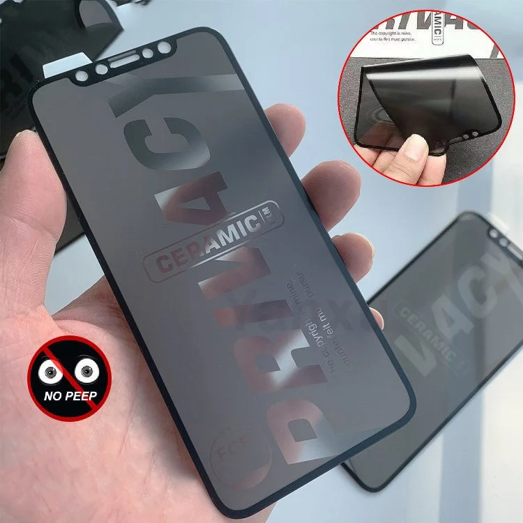 For iPhone Diamond Hardness Privacy Protector