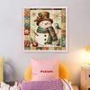 Xmas Snowman-11CT Stamped Cross Stitch 40*40cm tapestrymarket