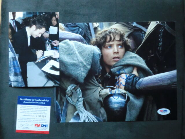 Elijah Wood Hot! signed Lord of the Rings 8x10 Photo Poster painting PSA/DNA cert coa PROOF!!