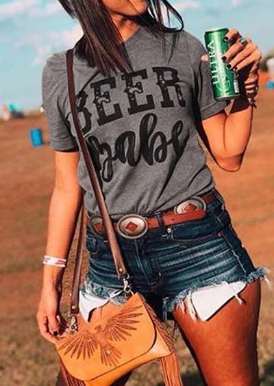 Beer Babe Short Sleeve T-Shirt