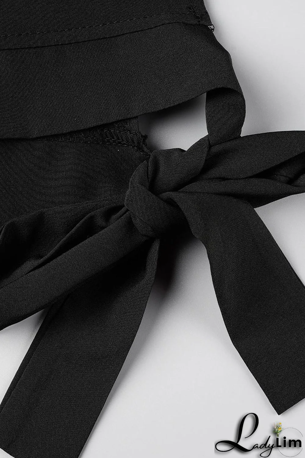 Light Blue Casual Simplicity Solid Patchwork Buckle Turndown Collar Long Sleeve Two Pieces