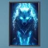 (40*60cm)Wolf - Full Round Drill Diamond Painting